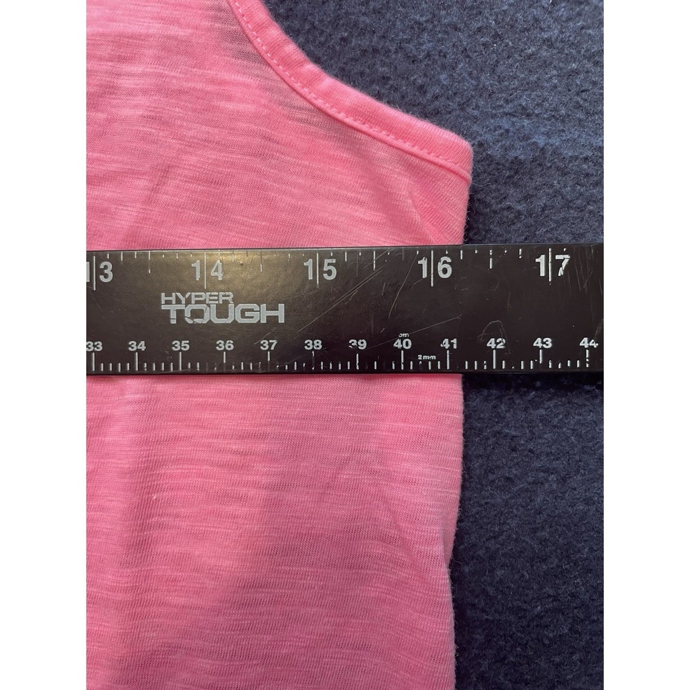 Lilly Pulitzer Gigi Ruffle Tank Top Water Pink Size XS Shirt Sleeveless Blouse - Picture 7 of 8